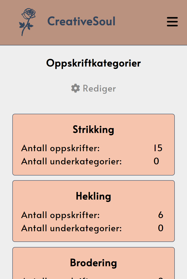 Prosjektoppskrifter